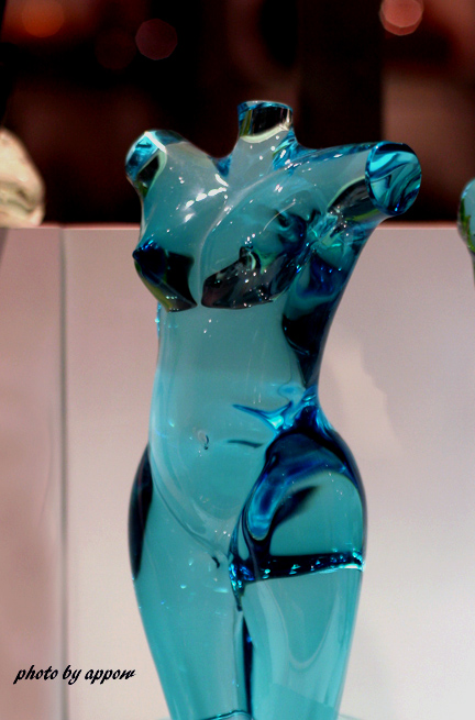 玻璃岛Murano产的玻璃工艺品