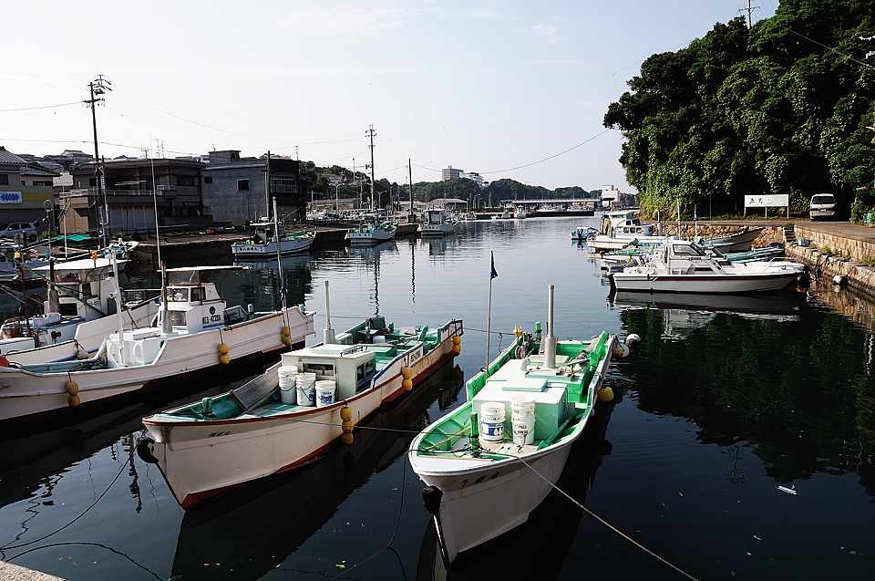 大王崎の漁港