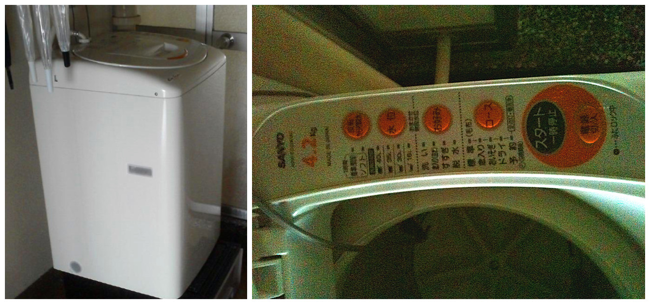 1，SANYO的洗衣机日本制，4，2公斤，几乎就是新品