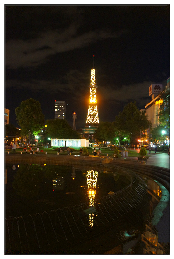 大通り公園・夜